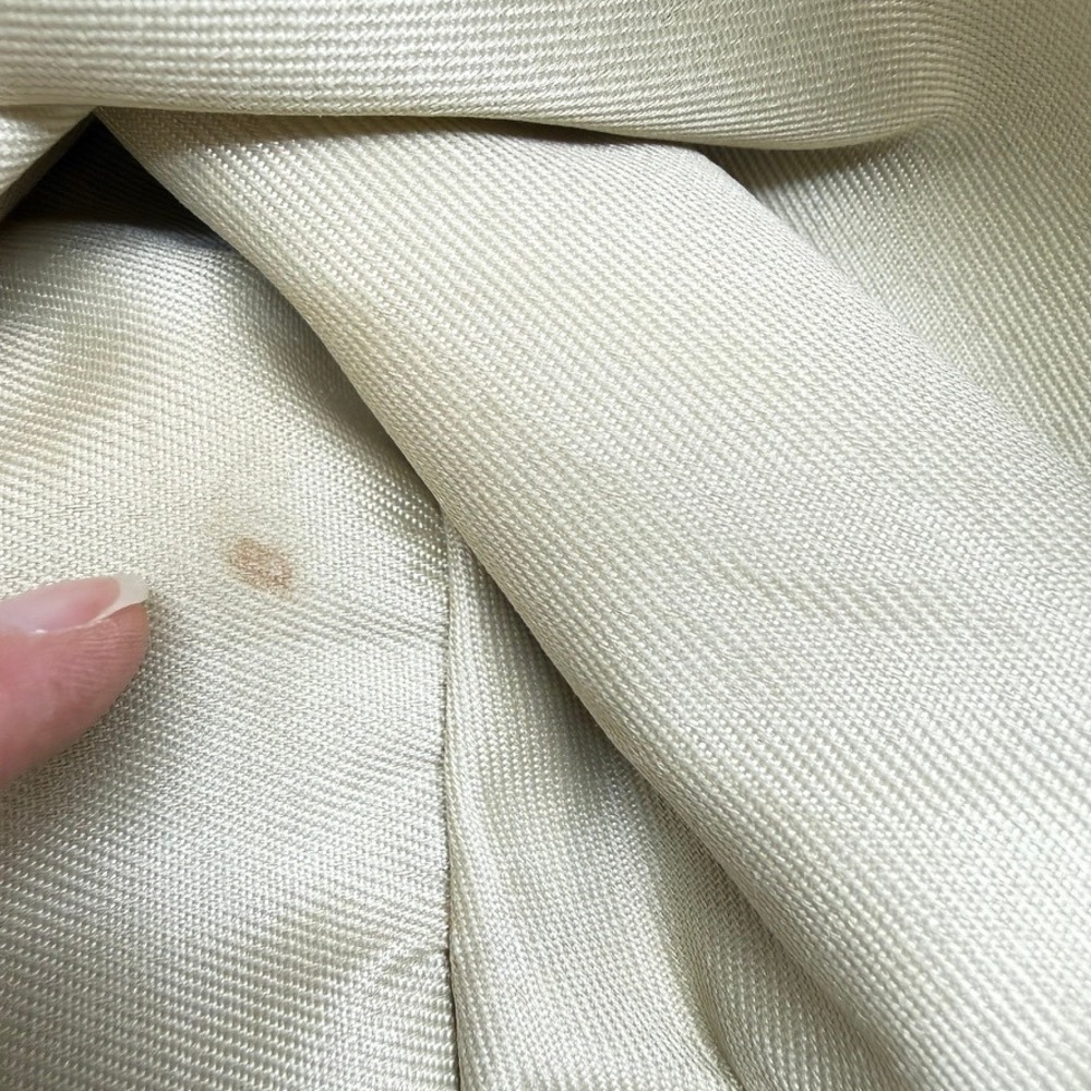 Isadora Italian Made Oversized Cream Pebbled Leather Tote Bag Summer Statement - Picture 8 of 16